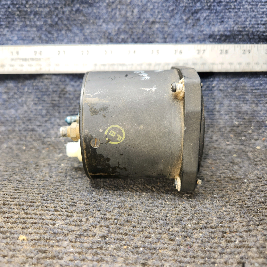 Used aircraft parts for sale, 22-262-017 Garwin Beechcraft 35-33 Manifold Pressure Gauge and Fuel Flow Indicator