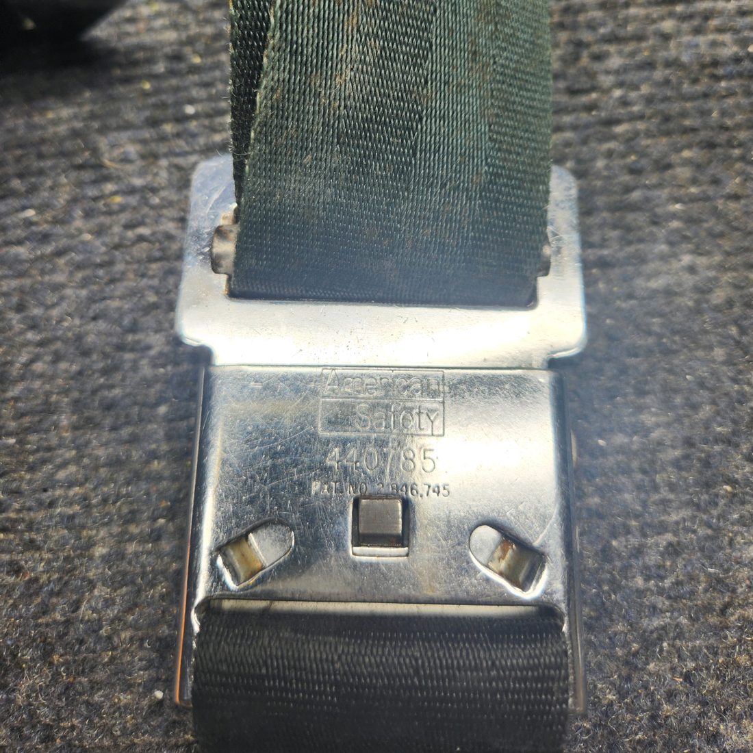 Used aircraft parts for sale, 500576 PIPER PA28-161 Warrior III SEAT BELT ASSY BLACK "SEE PHOTS FOR DETAILS"