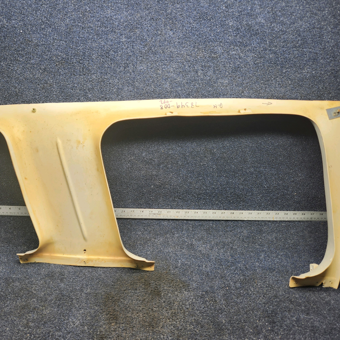 Used aircraft parts for sale, 78349-008 Piper PA32RT-300 COVER - WINDOW TRIM MIDDLE RIGHT