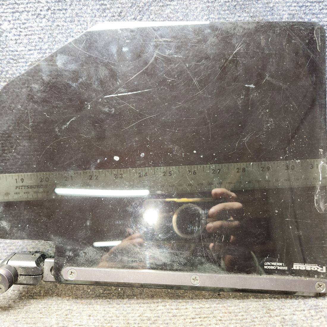 Used aircraft parts for sale, RCS-300-1 Rosen Sunvisor Cessna 182G Sun Visor set - LH & RH