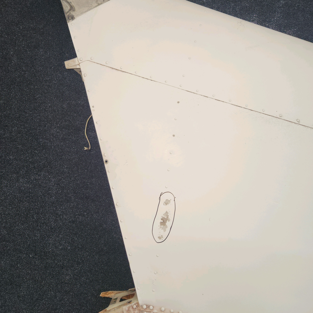 Used aircraft parts for sale, 0531006-64 Cessna 172F Vertical Stabilizer/Fin