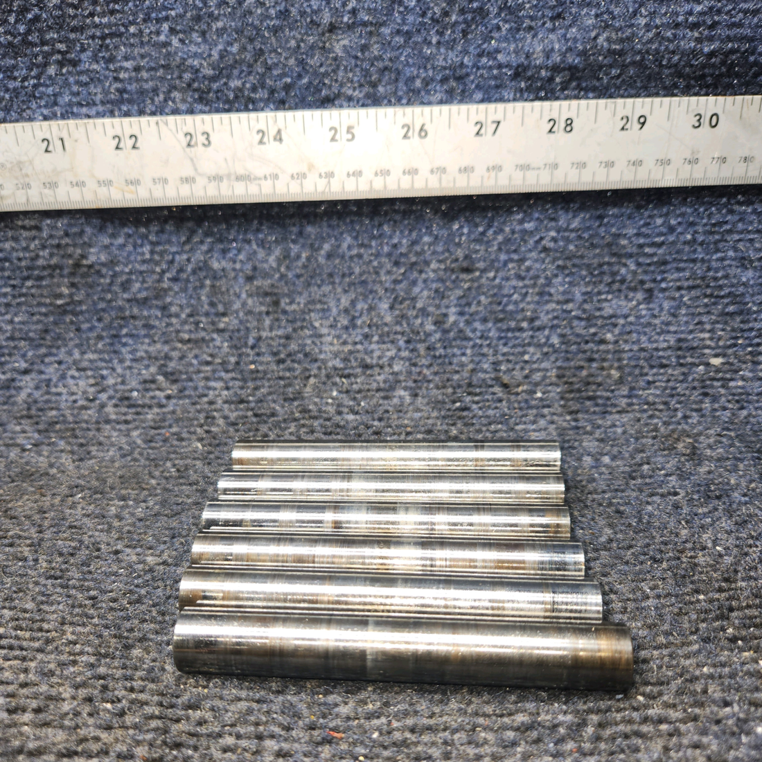 Used aircraft parts for sale, 657920 Continental O-300-A Cessna 172 Rocker Valve Shaft - Set of 6
