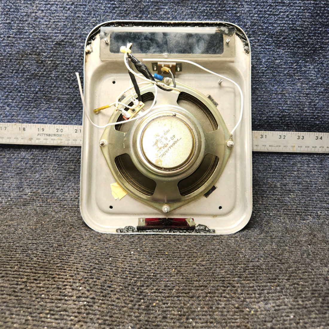 Used aircraft parts for sale, 35-344140-602 BEECHCRAFT F35 Overhead Dome Light Frame/Speaker Cover