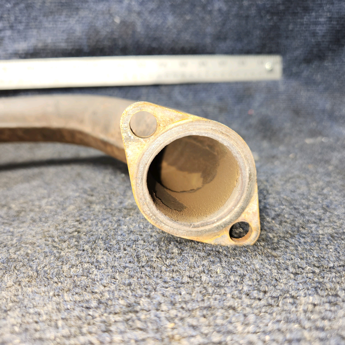 Used aircraft parts for sale, 35-950118 Beechcraft 35-33 Exhaust Stack with EGT Boss – LH