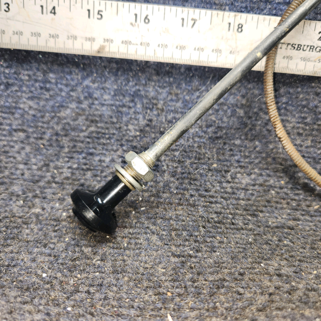 Used aircraft parts for sale, S1239-47 cessna 172N Cabin Heat Control Cable – 40 in