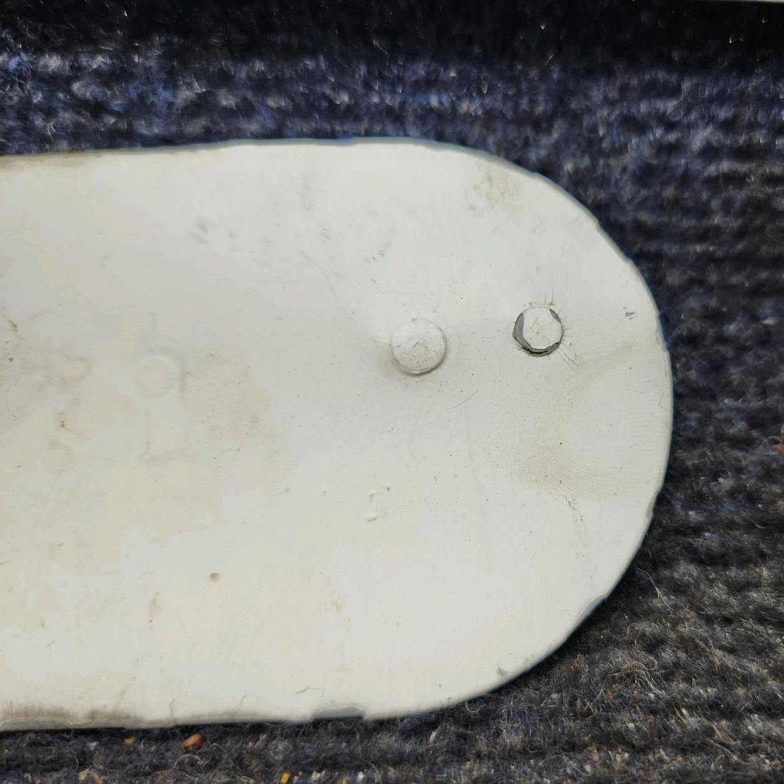 Used aircraft parts for sale, 35-105005-20 Beechcraft 35-33 Upper Aft Wing Bolt Panel