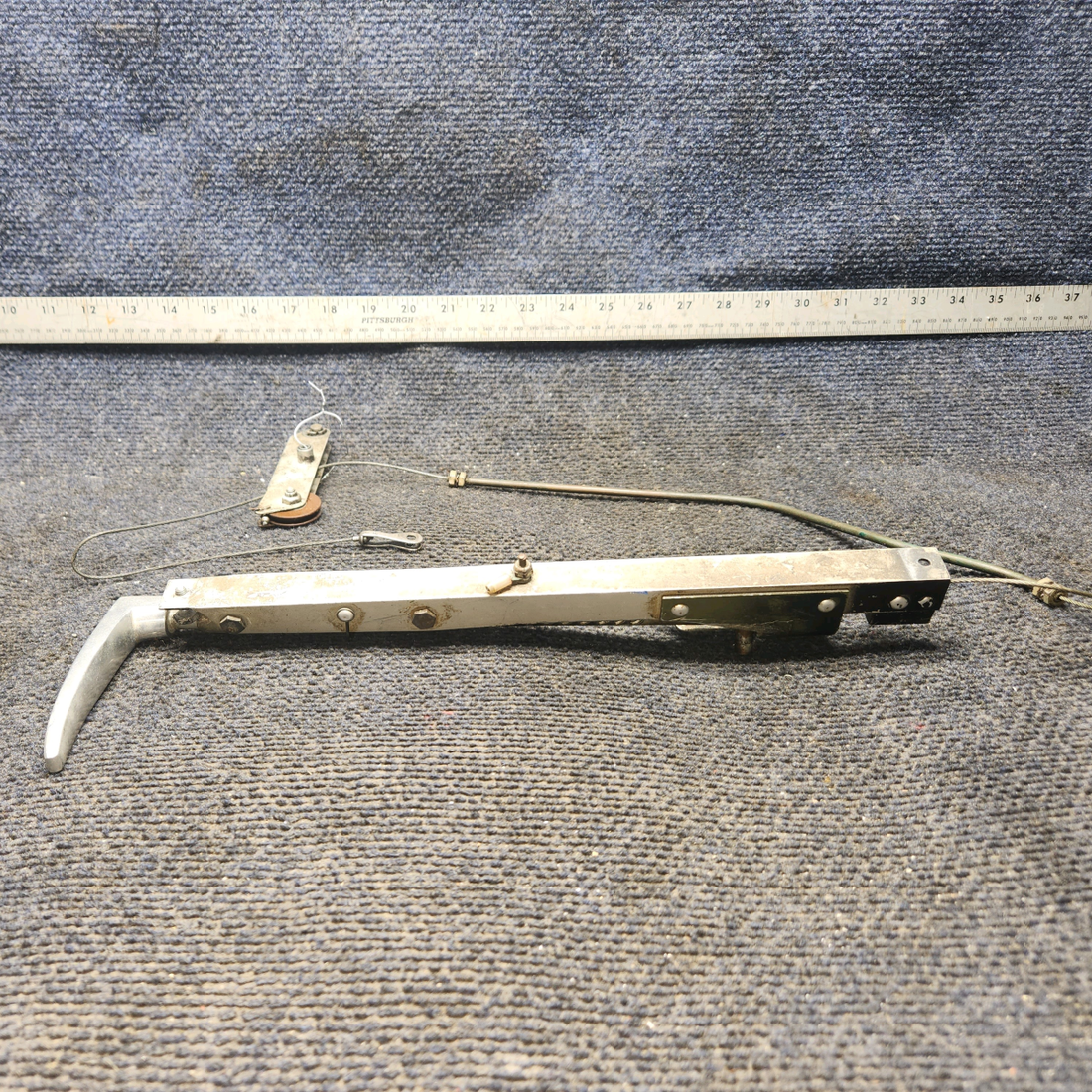 Used aircraft parts for sale, 0813150-55 Cessna 172E Parking Brake Handle Assy