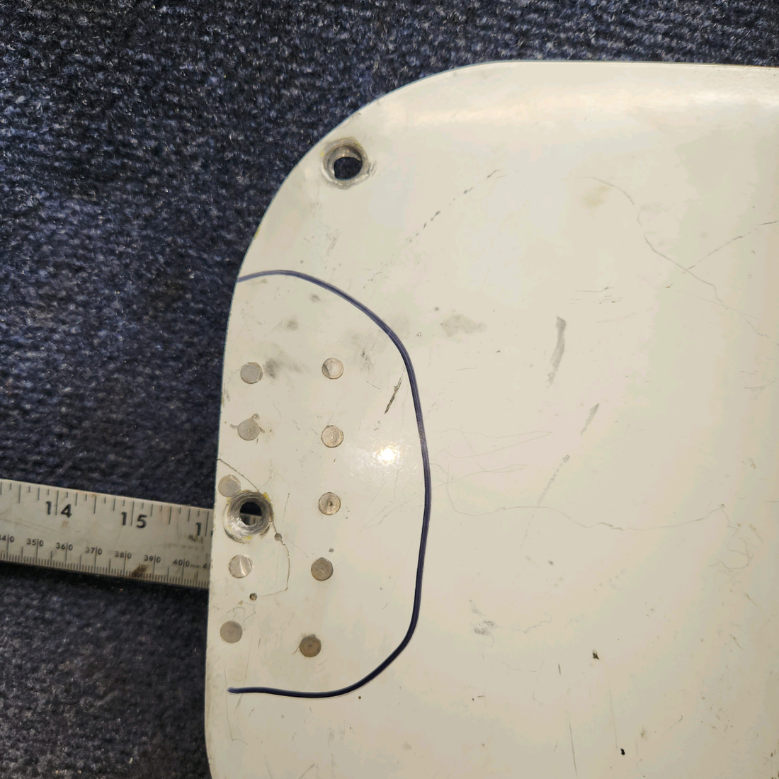 Used aircraft parts for sale, 35-410020-15 Beechcraft 35-33 Lower Cowl Door – RH