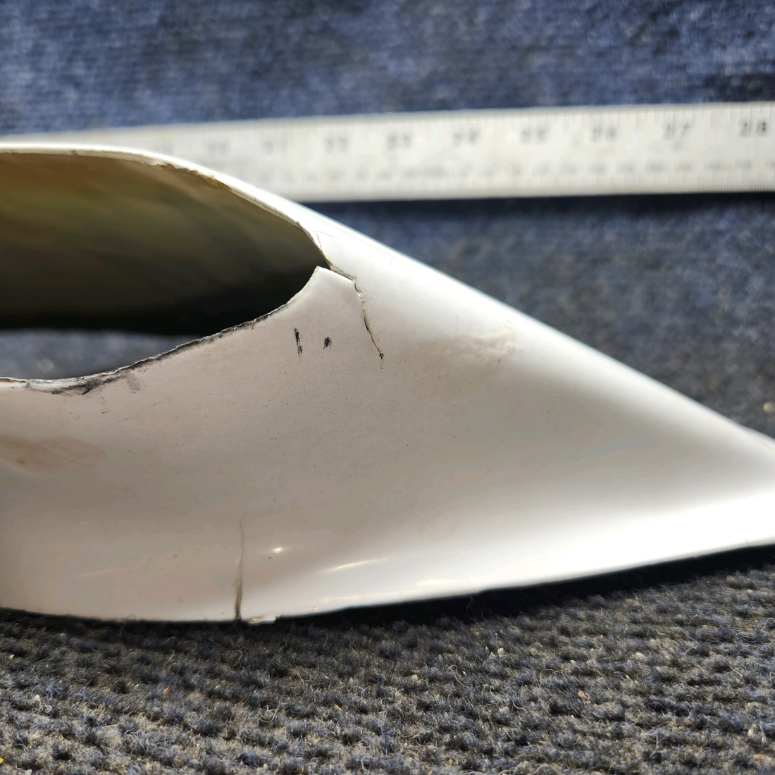 Used aircraft parts for sale, 0723612-3 Cessna 182G Strut Fairing RH (Warped)