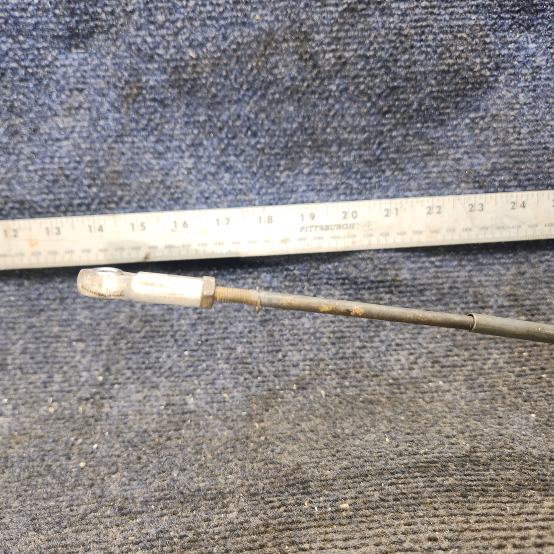 Used aircraft parts for sale, S1223-3 Cessna 182G Vernier Propeller Control Cable Assembly (Length: 60”)