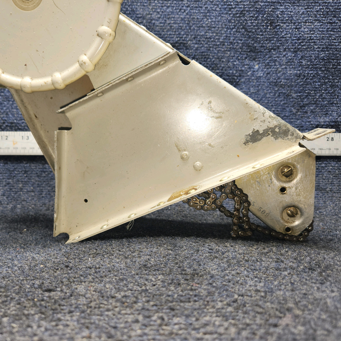 Used aircraft parts for sale, 169-524041-7 Beechcraft A24R Stabilator Tab Control Mechanism