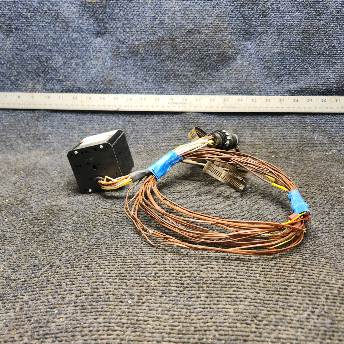 Used aircraft parts for sale, E-4 EGT Electronics International E-4 cessna 150G 4-Channel EGT with Connector and Probes