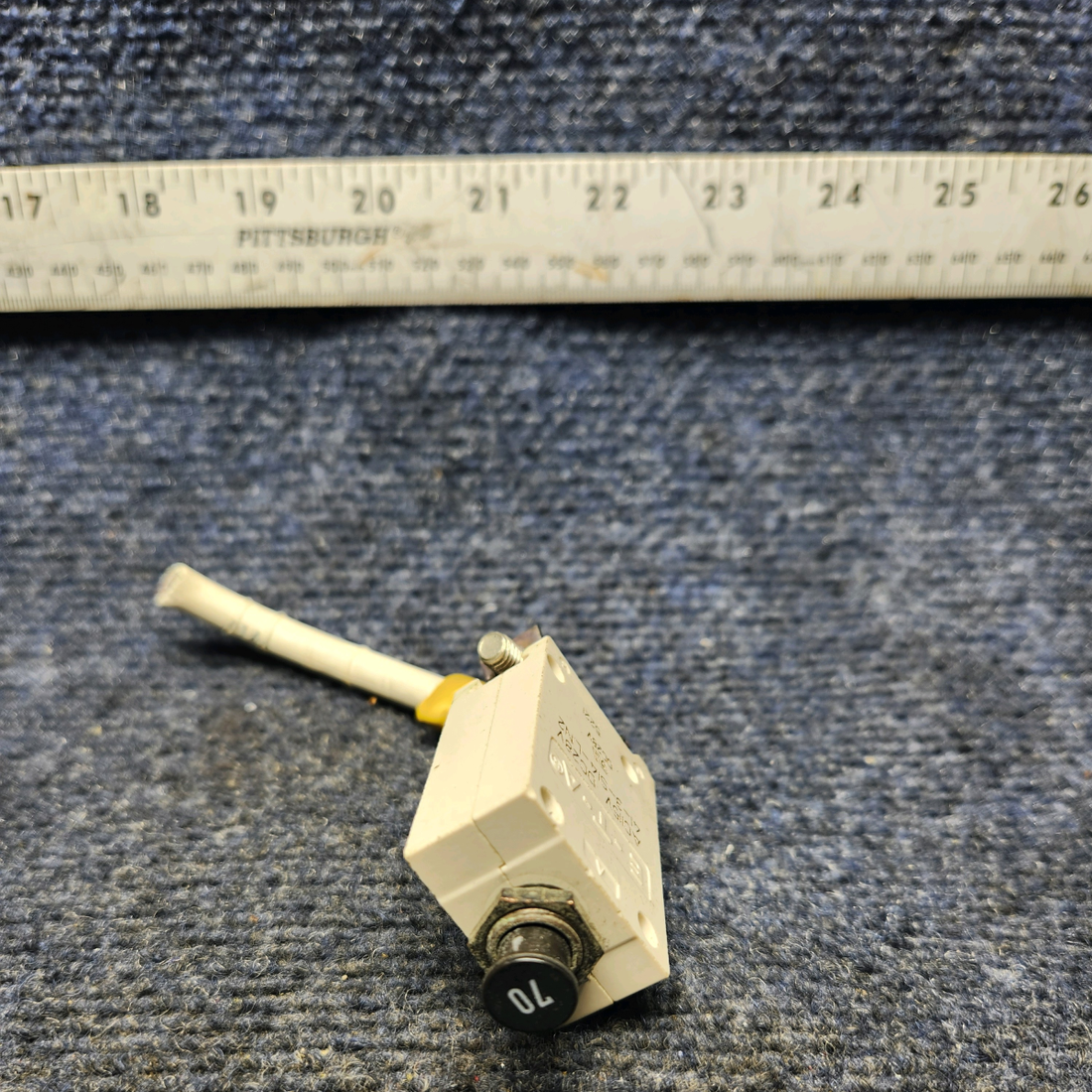 Used aircraft parts for sale, 41-3-S14-LN2 PIPER PA28-161 Warrior III ETA PUSH TO RESET CIRCUIT BREAKER (AMPS: 70)