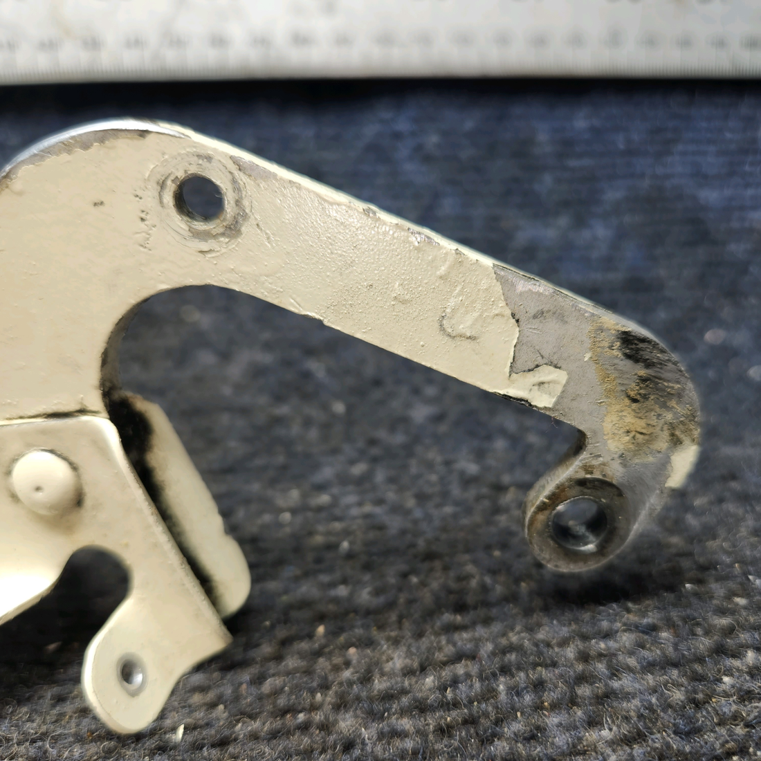 Used aircraft parts for sale, 35-410077-12 BEECHCRAFT F35 Nose Gear Door Hinge Aft