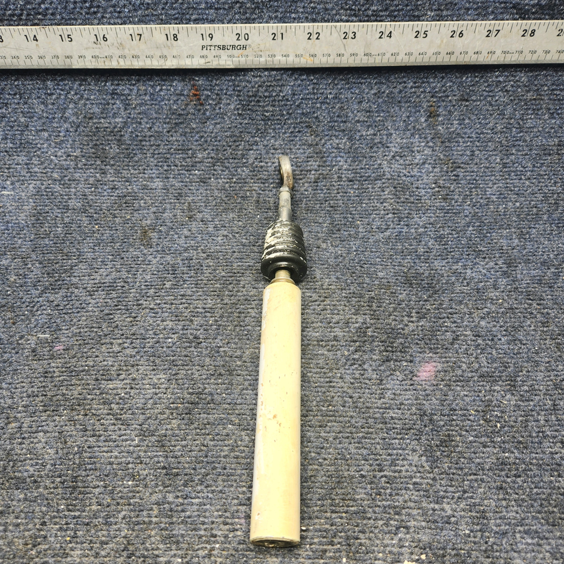 Used aircraft parts for sale, 35-825160-602 Beechcraft F33A NOSE WHEEL STEERING LINK ASSEMBLY- MINUS ONE ROD END