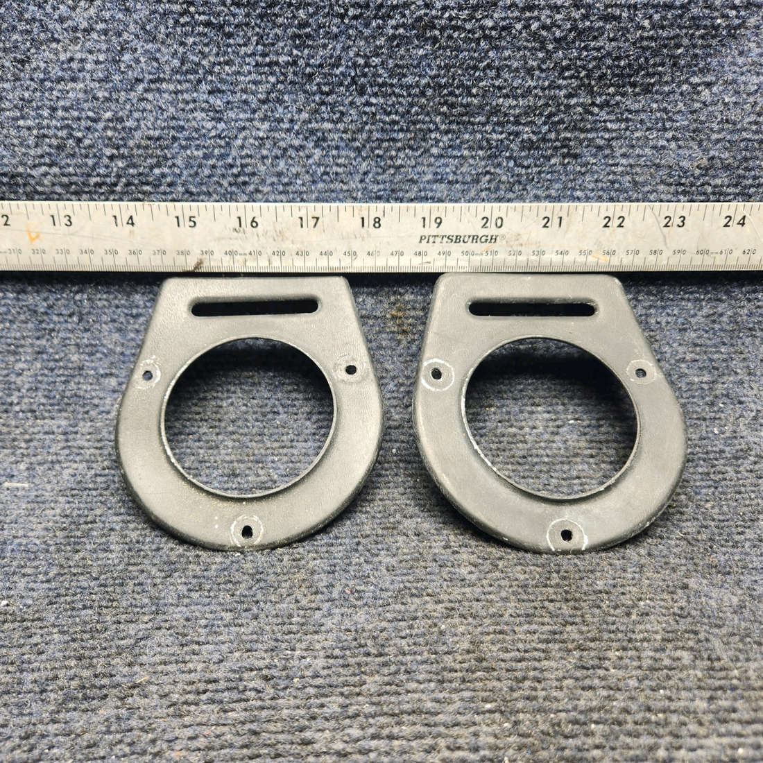Used aircraft parts for sale, 65735-019 Piper Pa28-161 AIR VENT FLANGE (BLACK) "SET OF TWO"