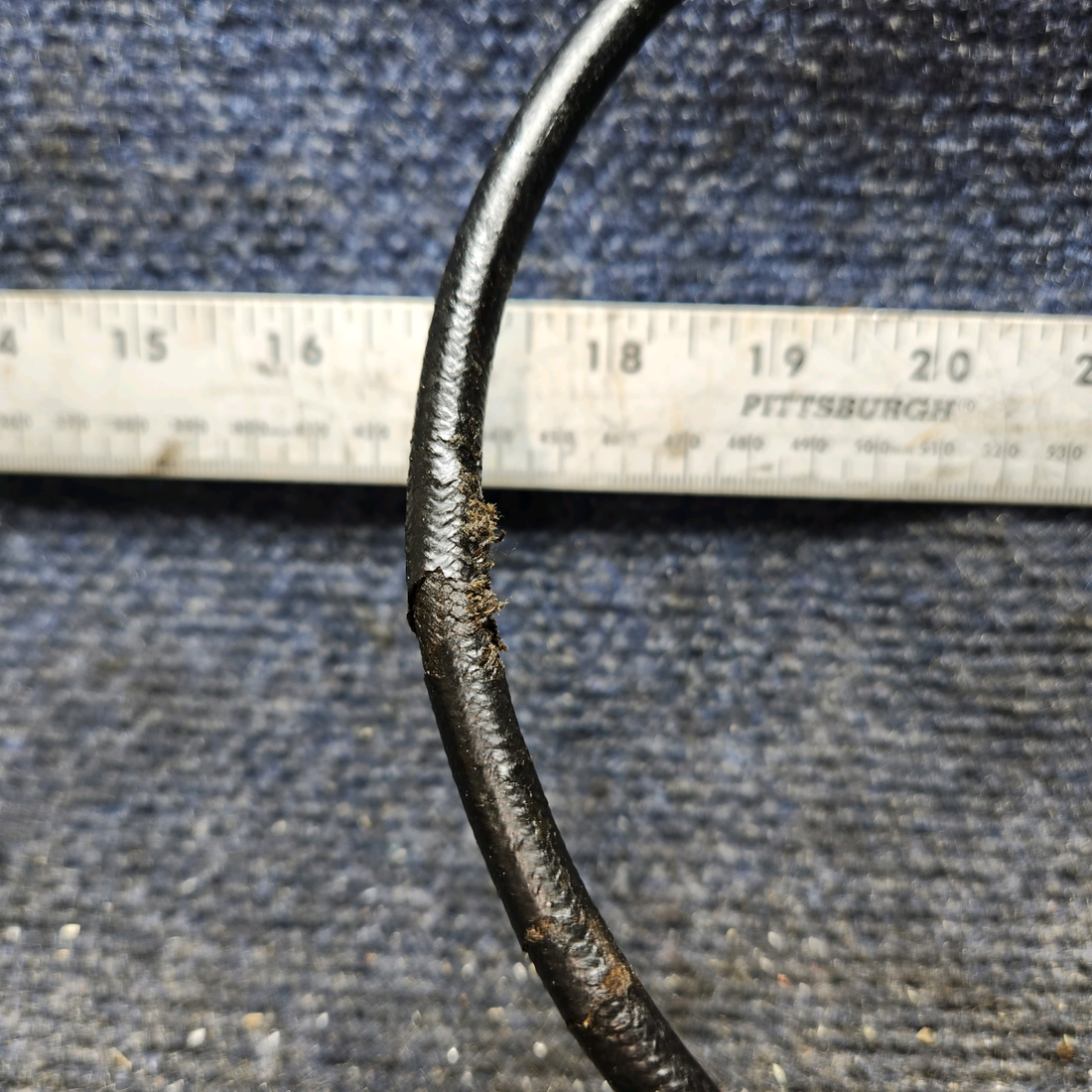 Used aircraft parts for sale, S1222-2 Cessna 172E Throttle Cable Assembly 47"