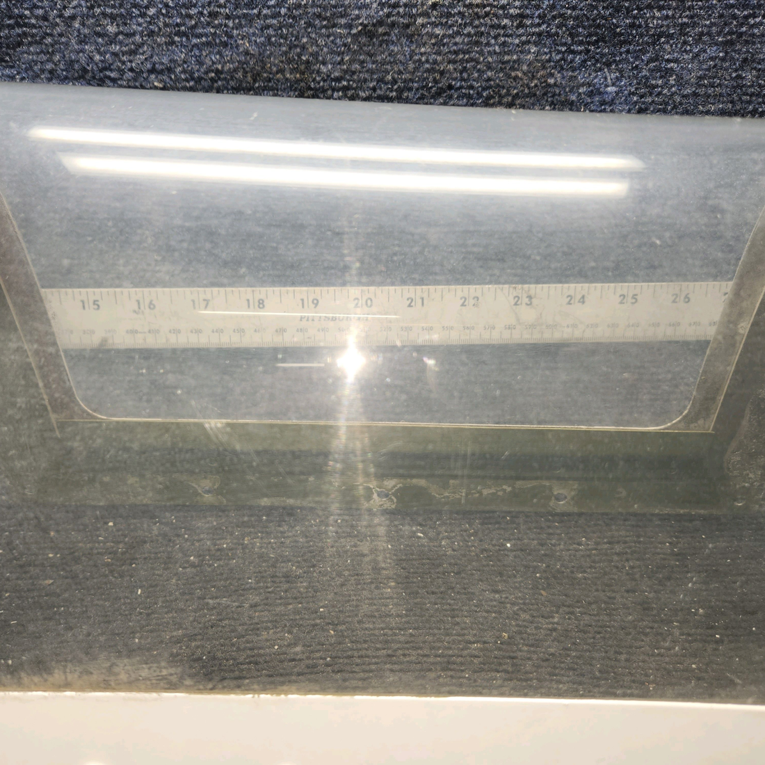 Used aircraft parts for sale, 0523115 Cessna 172 Landing Light Window Assembly