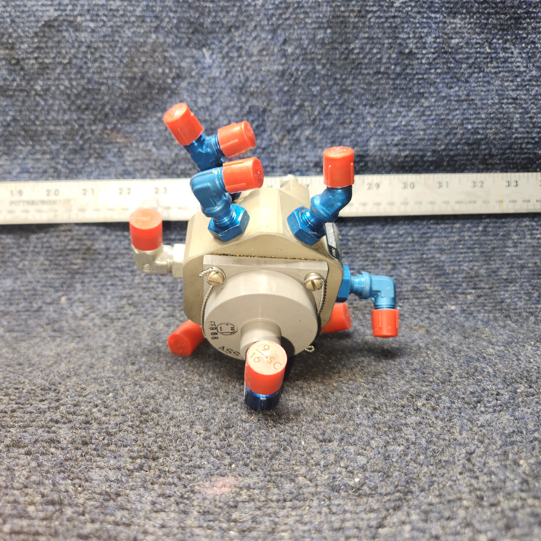 Used aircraft parts for sale, HE825-2 BEECHCRAFT 95-55B Fuel Selector Assy - LH