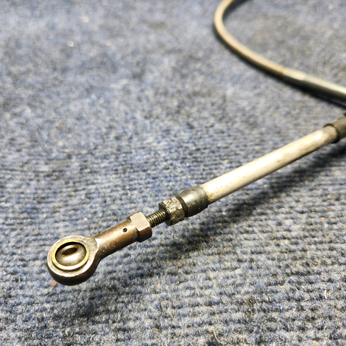 Used aircraft parts for sale, 9863056-8 CESSNA C172RG THROTTLE CONTROL CABLE (L: 39-1/4")