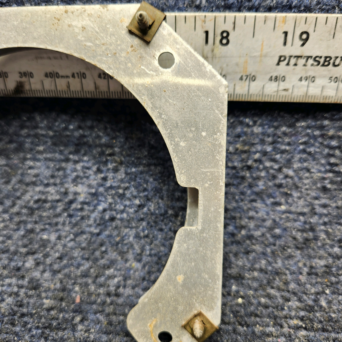 Used aircraft parts for sale, 0423542-6 CESSNA 172K LANDING LIGHT BRACKET ASSEMBLY
