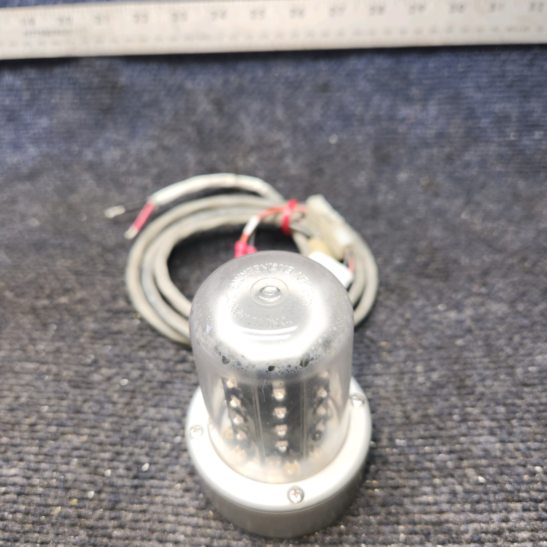 Used aircraft parts for sale, 01-0771080-51 WHELEN 7108051 Piper PA28-161 LED Beacon Light - Color Red