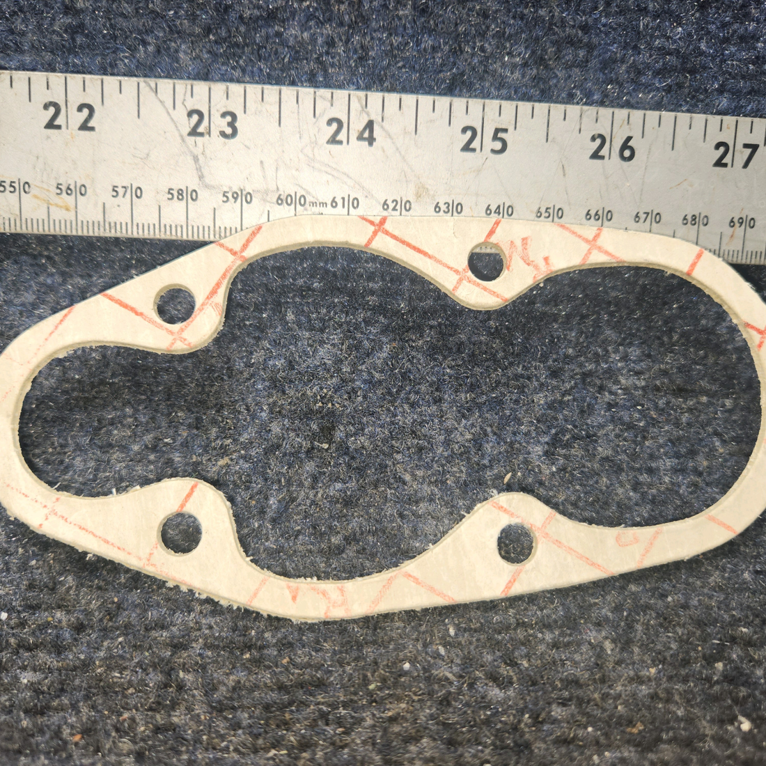 Used aircraft parts for sale, 632459 Continental Rocker Cover Gasket - Set of 12
