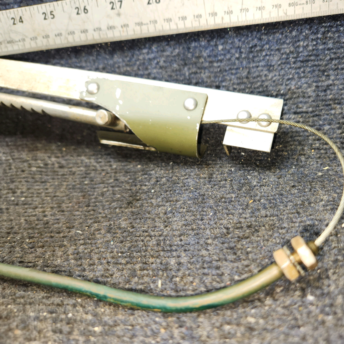 Used aircraft parts for sale, 0813150-55 Cessna 172F Parking Brake Handle Assy