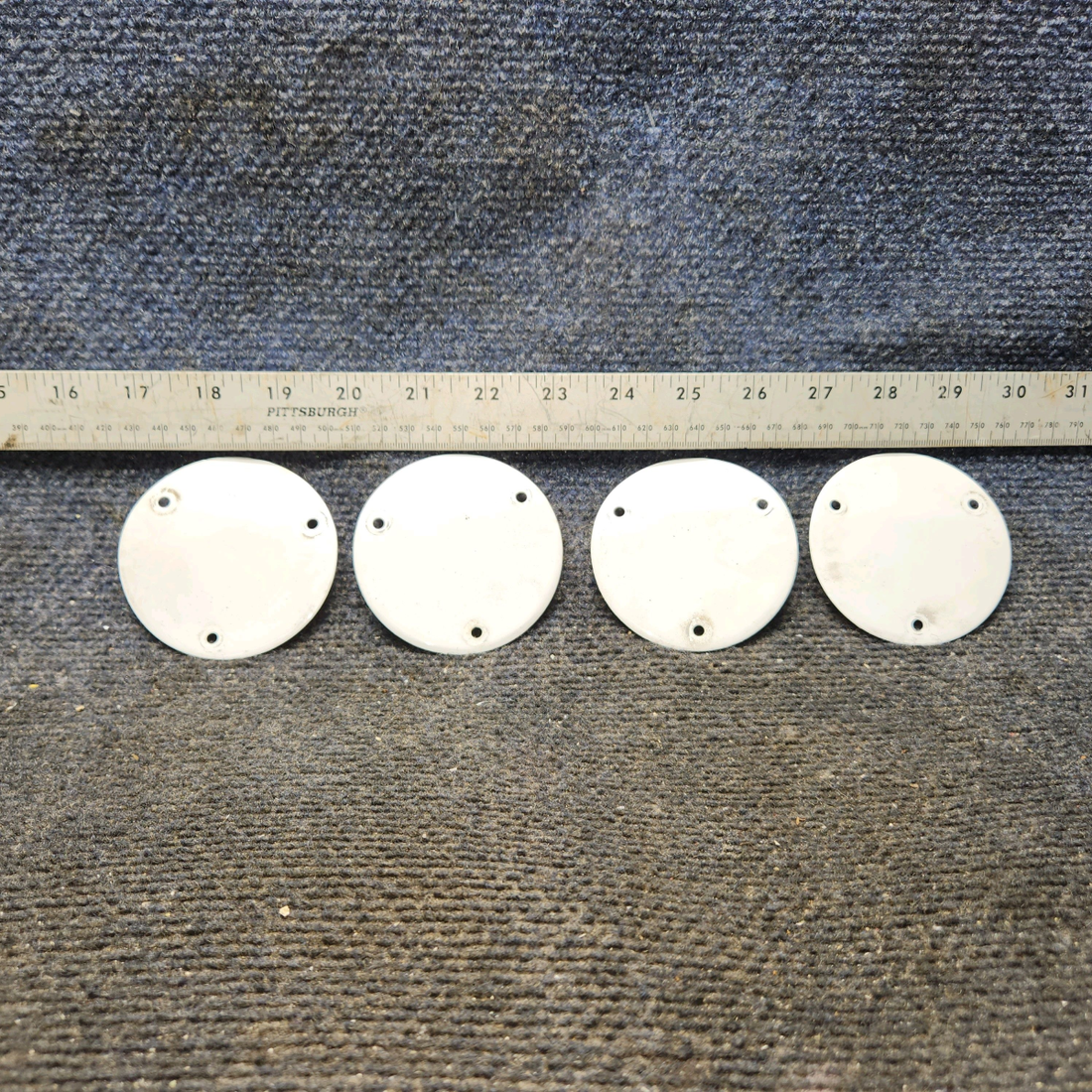 Used aircraft parts for sale, S225-3 Cessna 172E Flap Inspection Cover Plate - Set of 4
