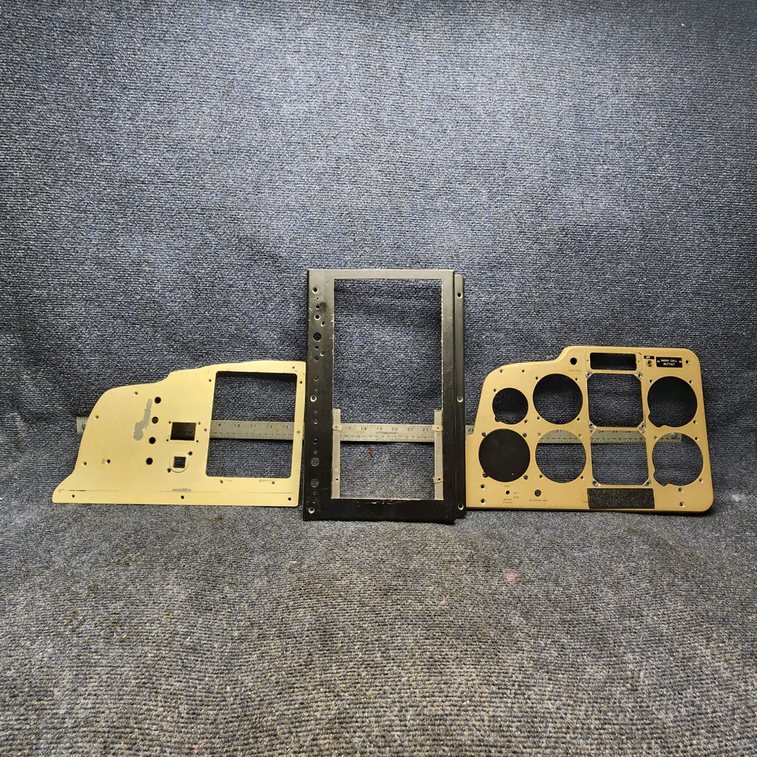 Used aircraft parts for sale, 35-324451-135,  36-324022-5 Beechcraft F33A INSTRUMENT PANEL SET W/ RADIO PANEL