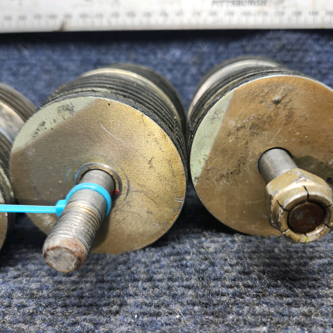 Used aircraft parts for sale, J10778-14 , J10778-16 Lord Beechcraft A24R Engine Mount-SEE PHOTOS FOR DETAILS-SET OF FOUR.