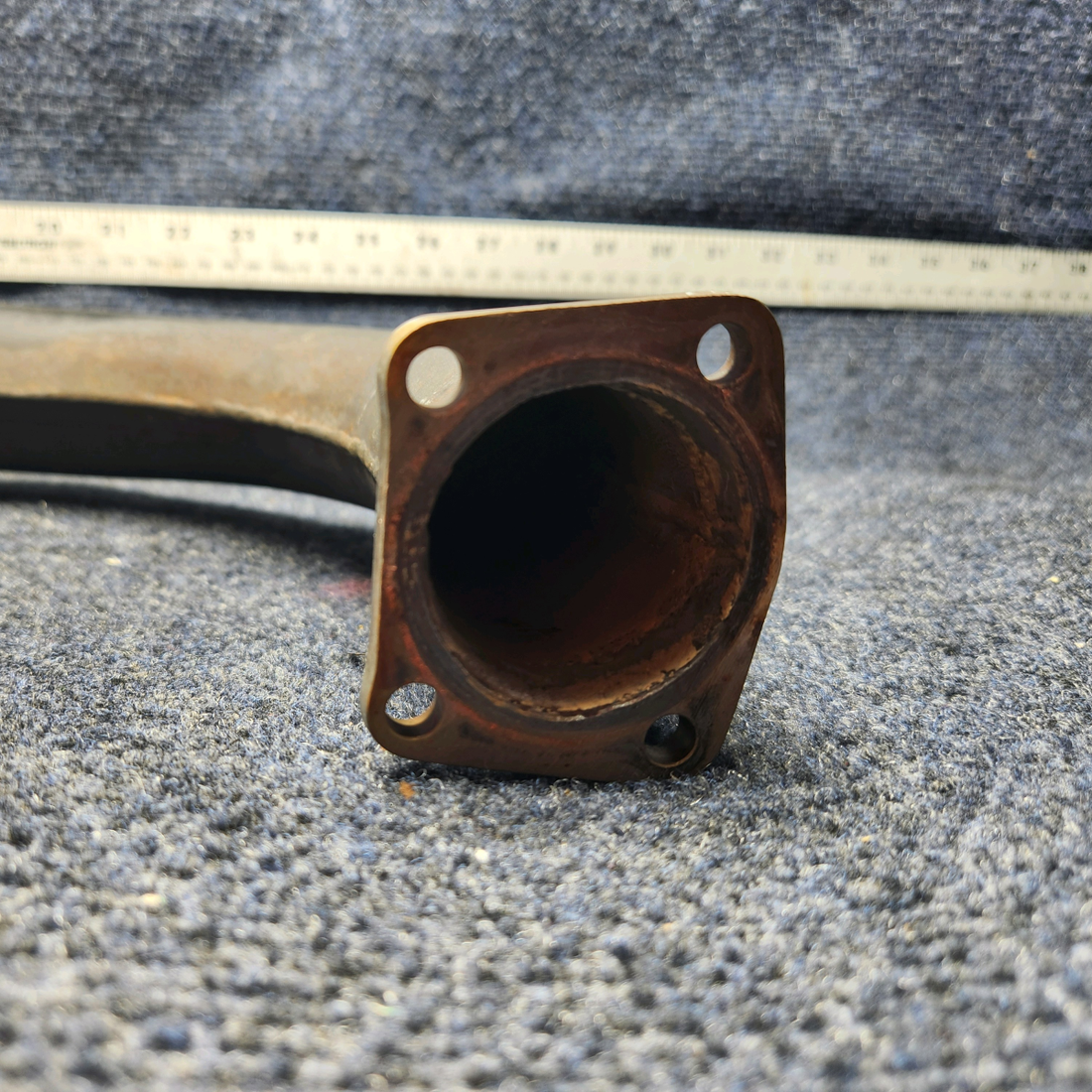Used aircraft parts for sale, 35-950116 Beechcraft F33A EXHAUST STACK ASSEMBLY RH W/ PROBE HOLES