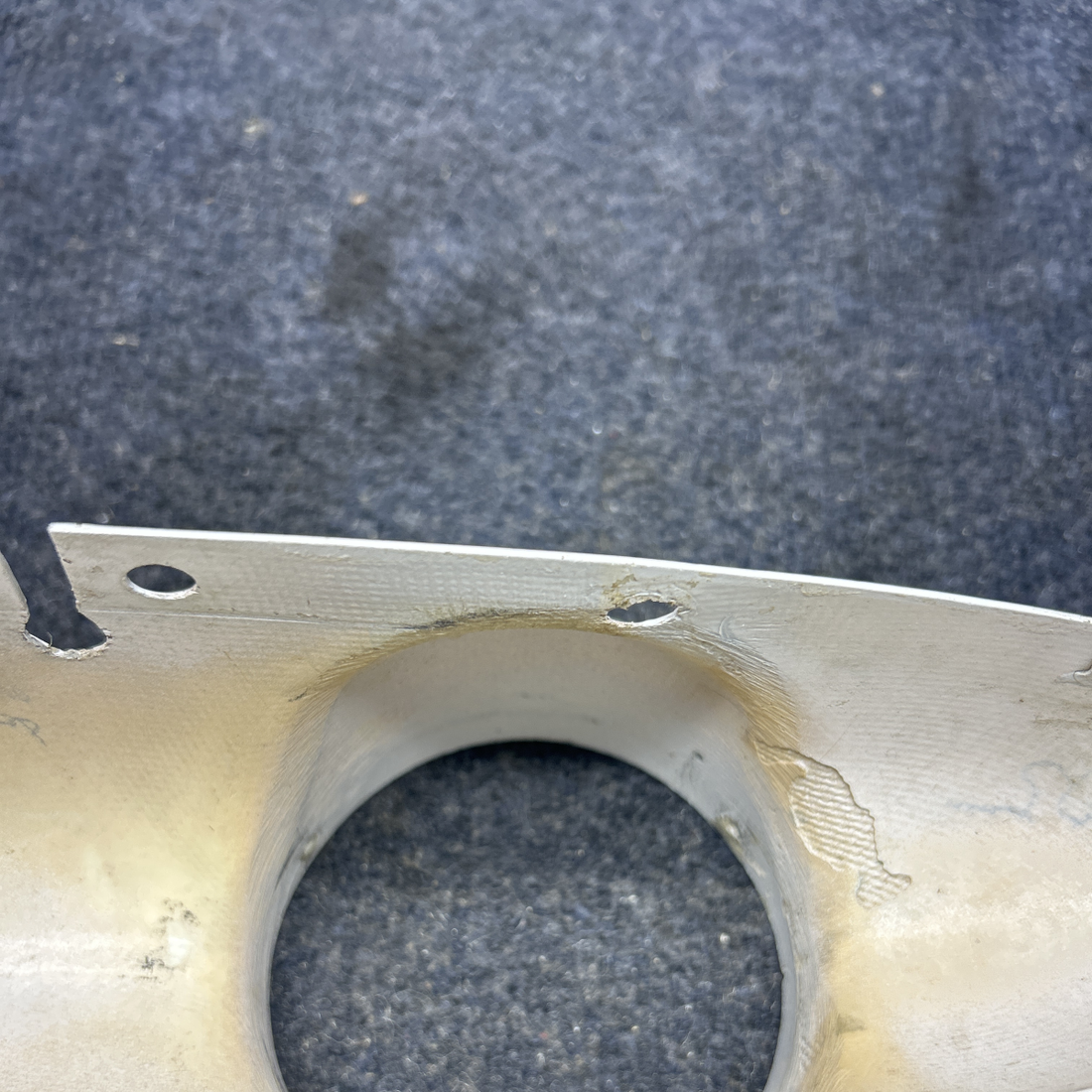 Used aircraft parts for sale, 63514-000 PIPER PA28-140 TIP VERTICAL FIN FOR ROTATING BEACON