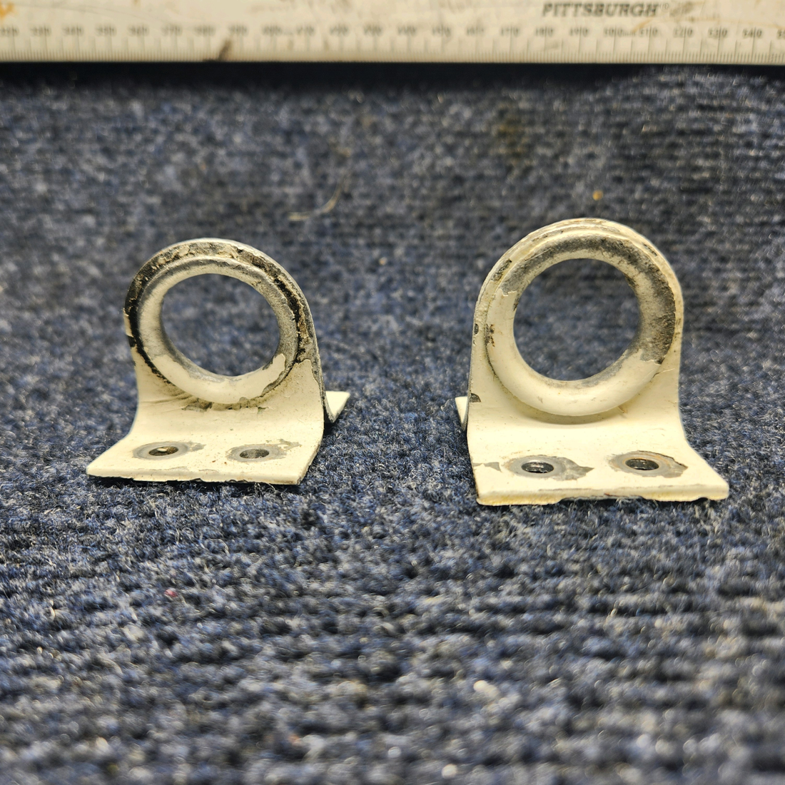 Used aircraft parts for sale, 35-115232 Beechcraft A23A Musketeer Custom III BEECH WING TIE DOWN SET OF 2