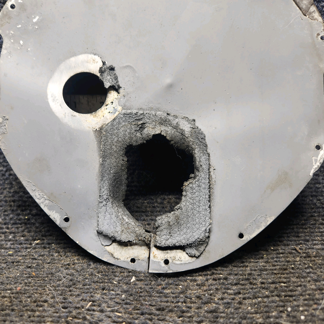 Used aircraft parts for sale, 65494-000 piper PA-28-181 Aft Fuselage Closeout Plate Assembly