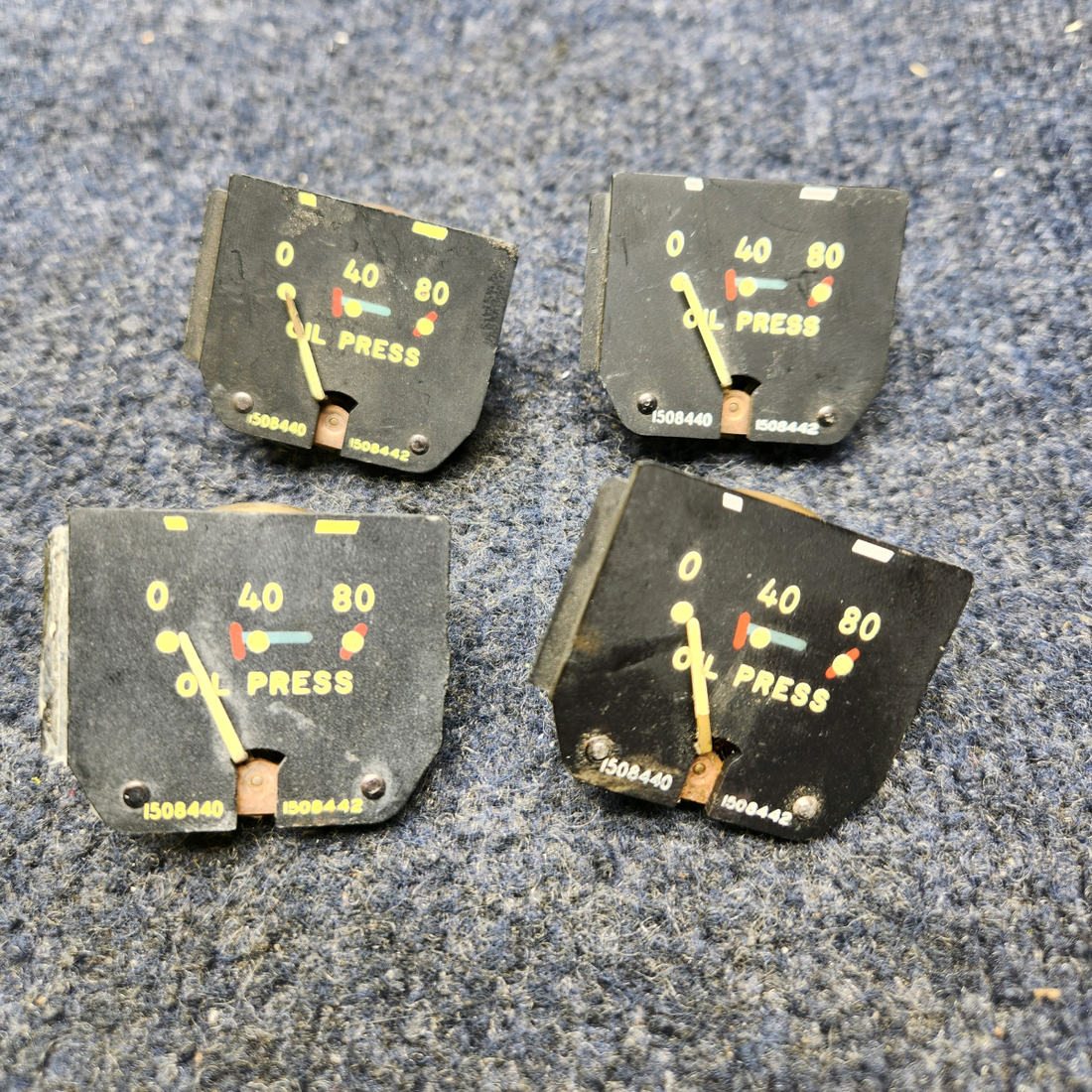 Used aircraft parts for sale, 1508440 BEECHCRAFT F35 OIL PRESS INDICATOR PRICE PER EACH