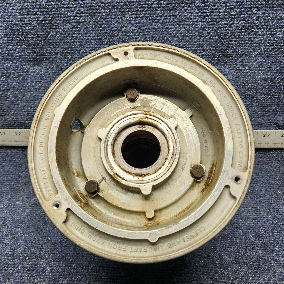 Used aircraft parts for sale, 161-04700 Cleveland  [part_model] Beechcraft C23 SUNDOWNER CLEVELAND  MAIN GEAR WHEEL (6.00-6)