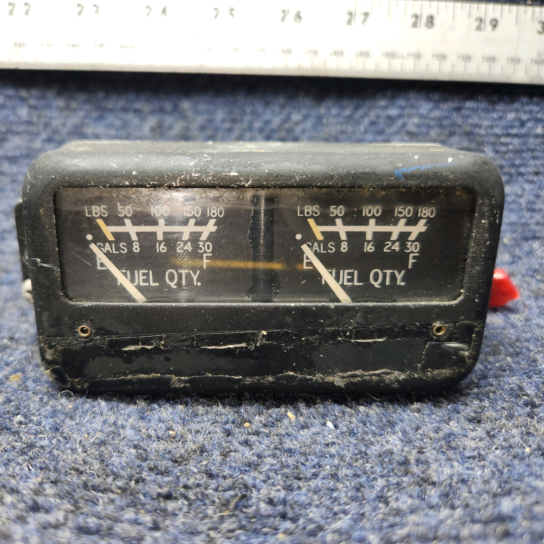 Used aircraft parts for sale, 0669562-0101 Cessna 172RG Instrument Fuel Gauge Cluster  L/H- R/H