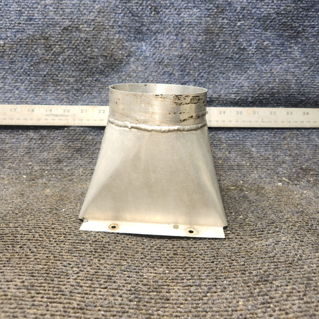 Used aircraft parts for sale, 62985-000 piper PA-28-181 Oil Radiator Adapter Assembly