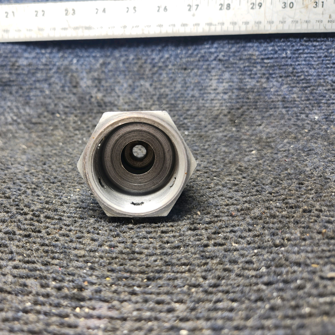 Used aircraft parts for sale, 0441130-2 cessna 150G Main Gear Axle Fairing Nut – 2.6235 in Length