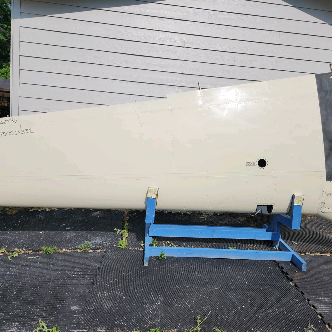 Used aircraft parts for sale, 35-115300 SA331 BEECHCRAFT F35 RH WING ASSEMBLY-OR IS SOLD IN PARTS