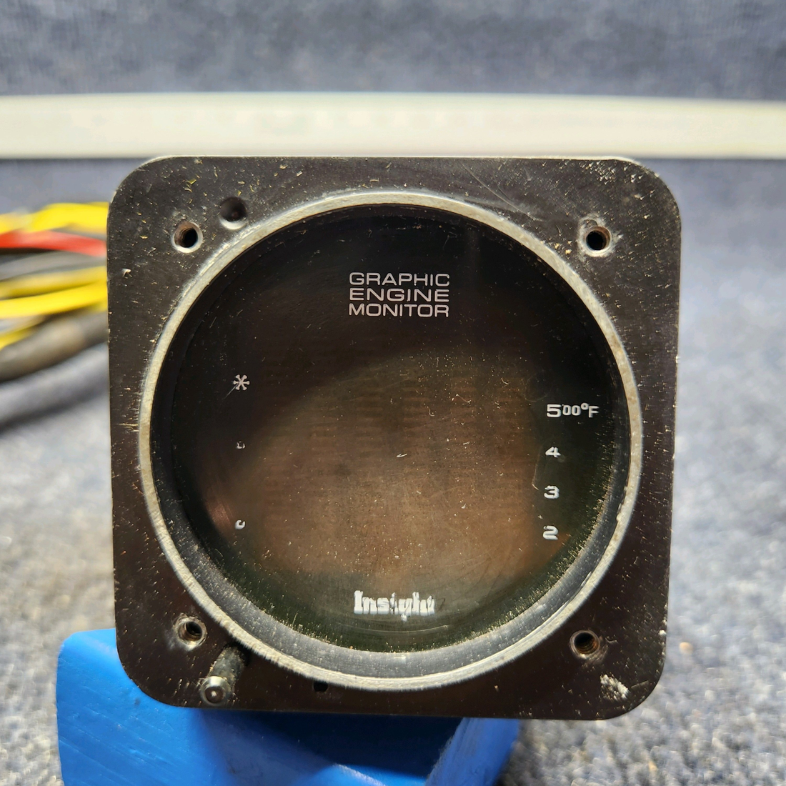 Used aircraft parts for sale, GEM-602 EGT-CHT BEECHCRAFT F35 INSIGHT GEM 602 GRAPHIC ENGINE MONITOR WITH CHT, EGT WITH PROBES.  AS REMOVED, WORKING WHEN REMOVED.