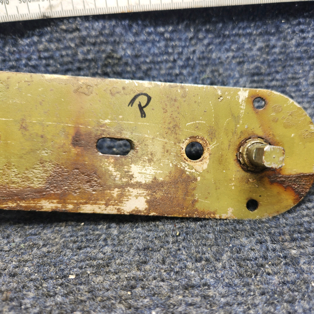 Used aircraft parts for sale, 1040-B Beechcraft A24R Decker Door Latch Interior