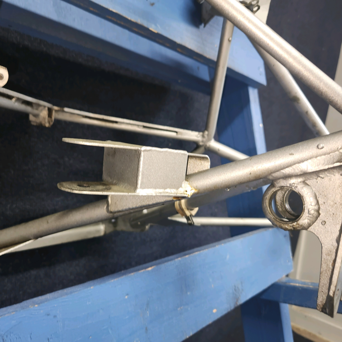 Used aircraft parts for sale, 169-910051-650 Beechcraft A24R Engine Mount Chromoly