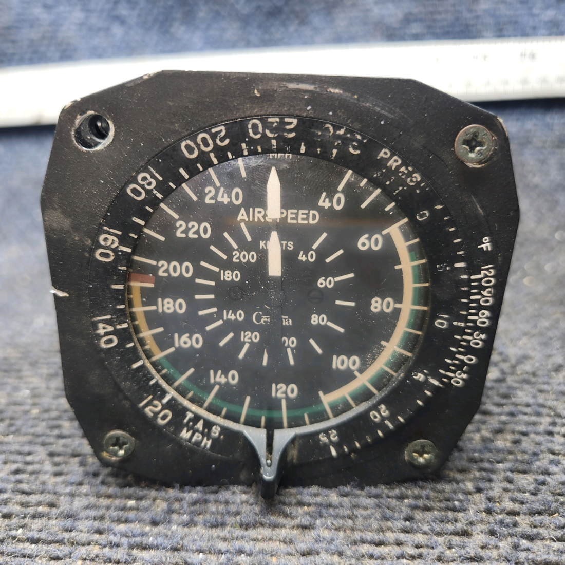 Used aircraft parts for sale, 661010-0202 Cessna 182G Airspeed Indicator