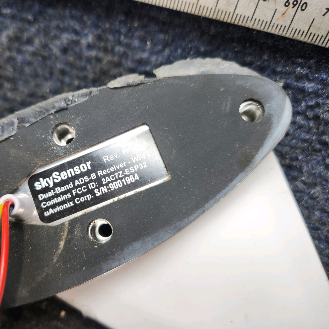 Used aircraft parts for sale, UAV-1001856-002 uAvionix Cessna 172E Skysensor ADS-B IN / OUT Bundle FAA TSO