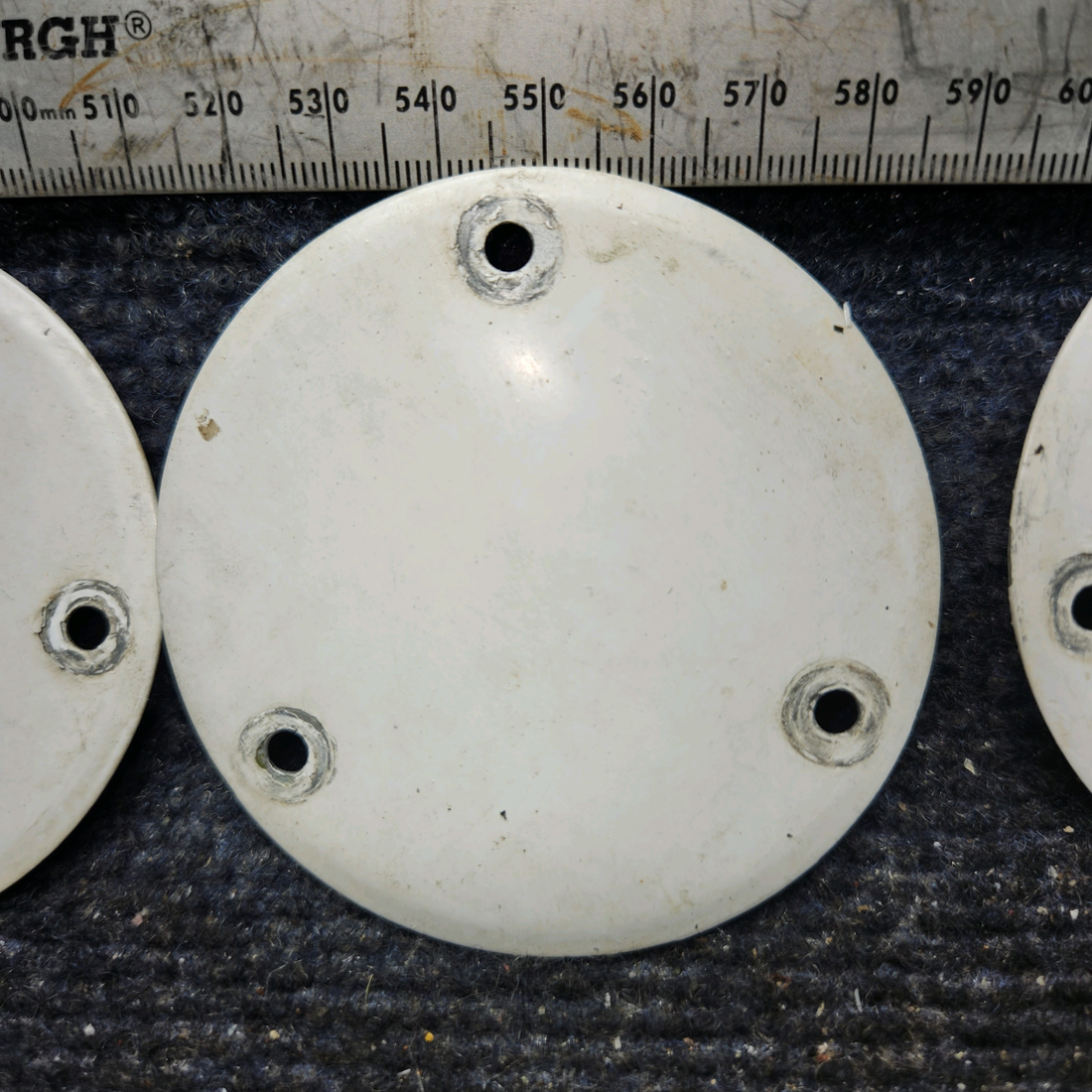 Used aircraft parts for sale, S225-3 Cessna 172 Flap Inspection Cover Plate Set of 4