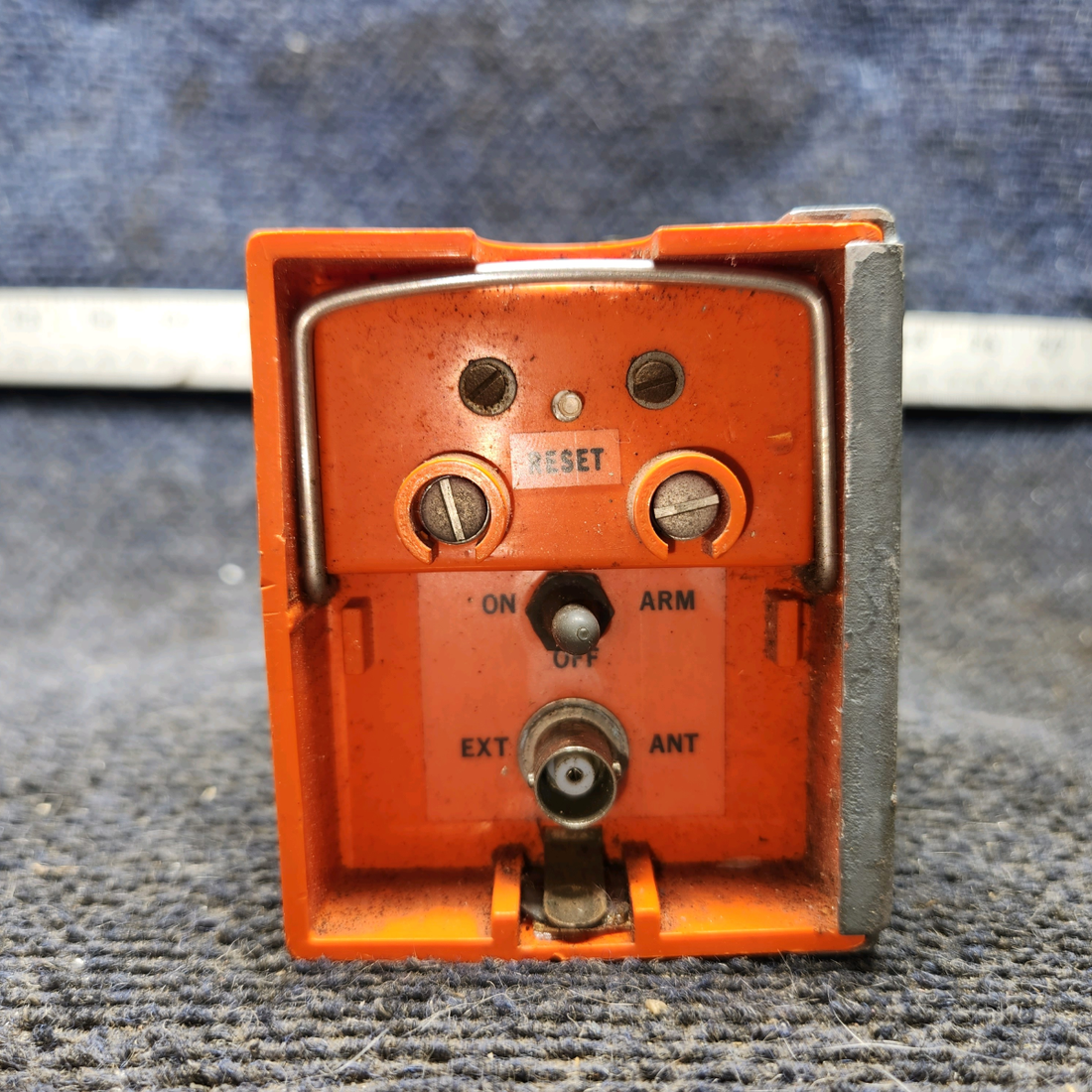 Used aircraft parts for sale, ELT-10 Narco Avionics cessna 150G Emergency Locator Transmitter 121.5 MHz