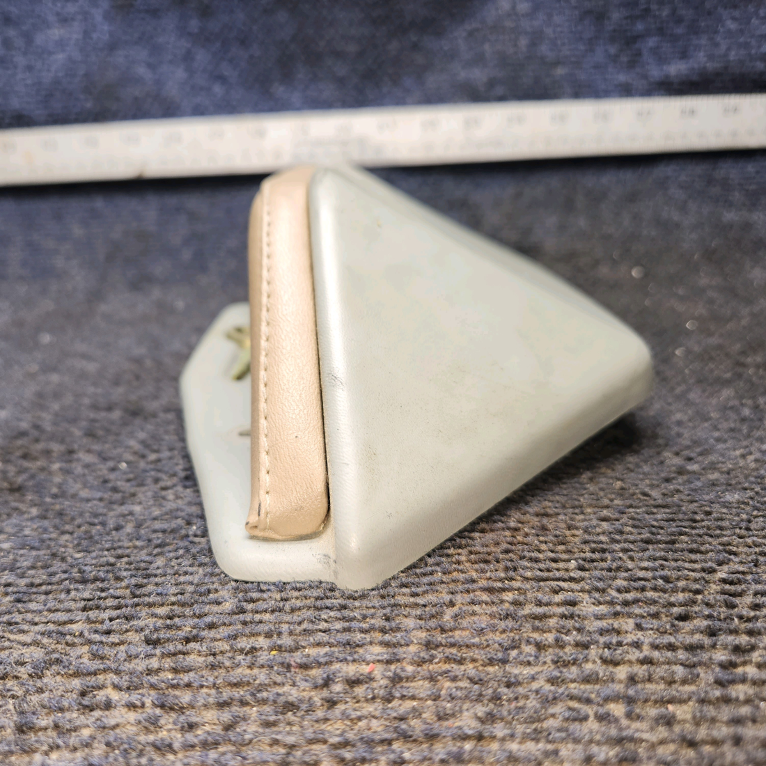 Used aircraft parts for sale, 33-534012-1, 33-534012-5, 35-534012-5 Beechcraft 35-33 Armrest Assembly – Gray/Beige