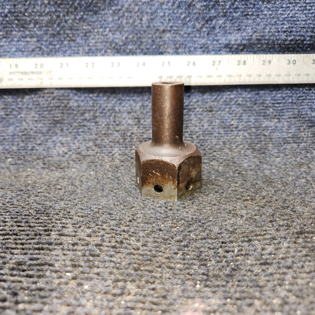 Used aircraft parts for sale, 0441130-1 Cessna 172 Main Gear Axle Nut LH or RH (Length: 2-3/8")